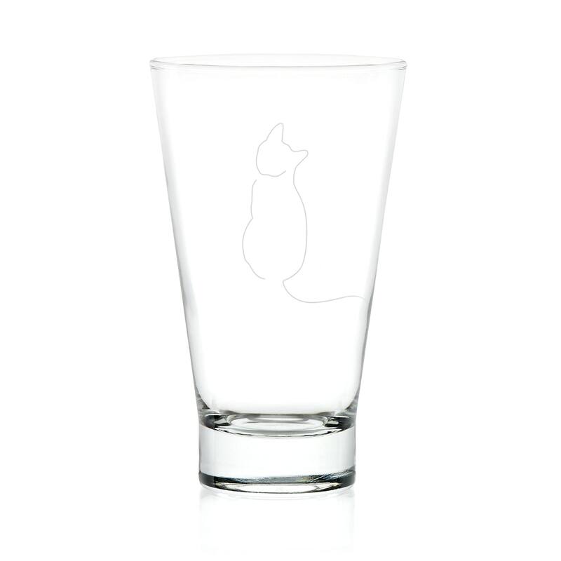 Libbey Modern Pets Simon Tumbler Drinking Glasses, 14 ounce, Set of 4 - Set of 4