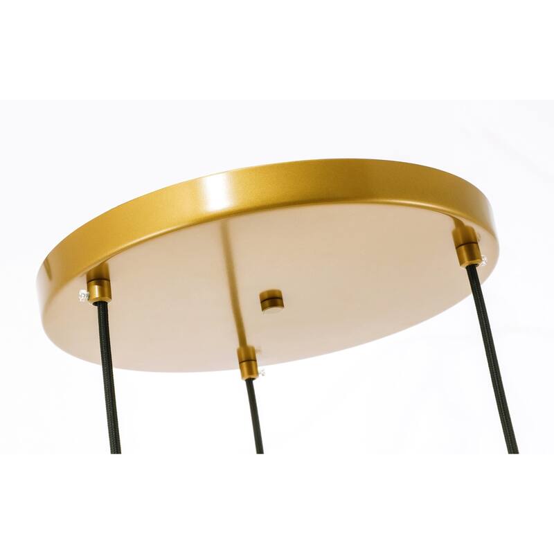 Gerald Glass 3-light Pendant