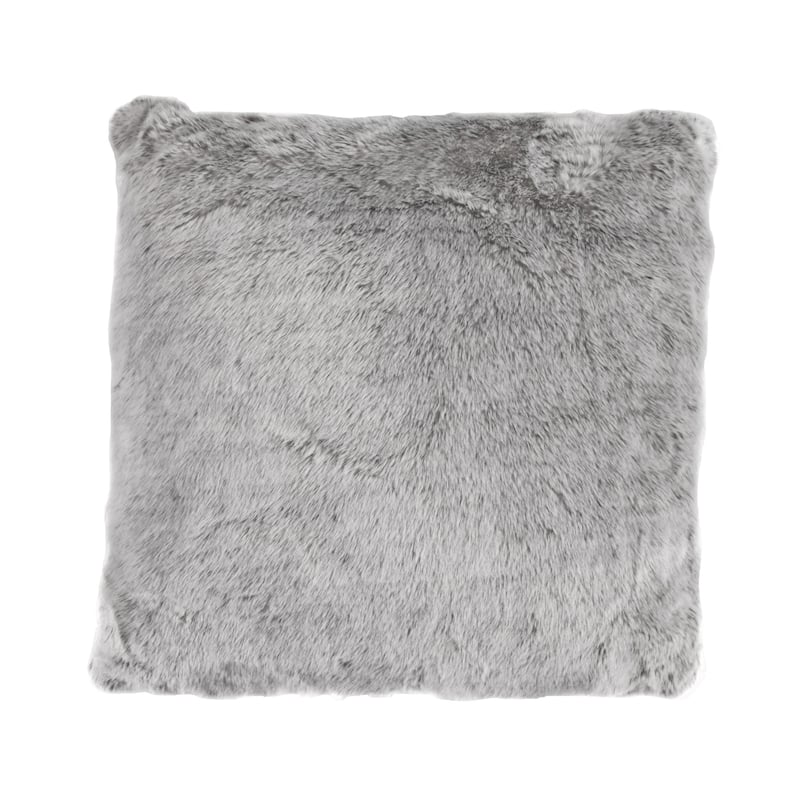 Hiend Accents Oversized Arctic Bear Pillow, 22" x 22", 1PC - Grey