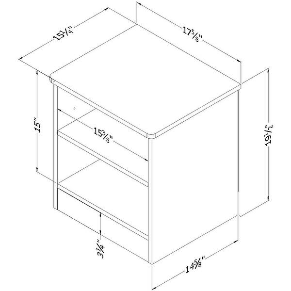 Shop South Shore Libra Nightstand Overstock 10296167