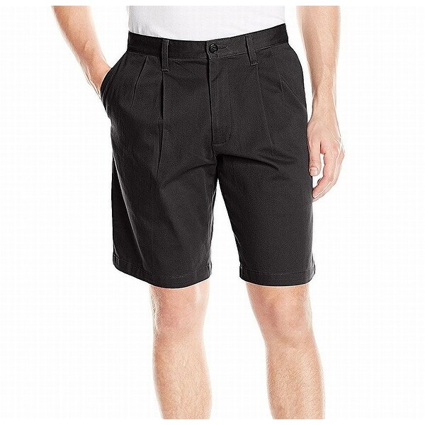 black khakis shorts