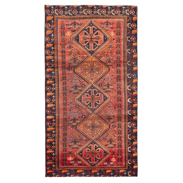 slide 2 of 9, ECARPETGALLERY Hand-knotted Konya Anatolian Red Wool Rug - 5'3 x 9'11