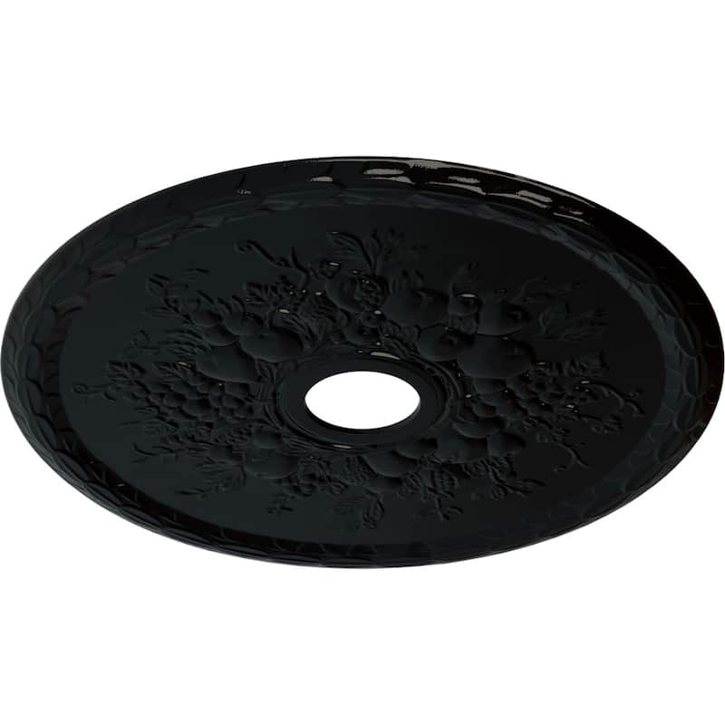 22 5/8"OD x 3 5/8"ID x 5/8"P Grape Ceiling Medallion