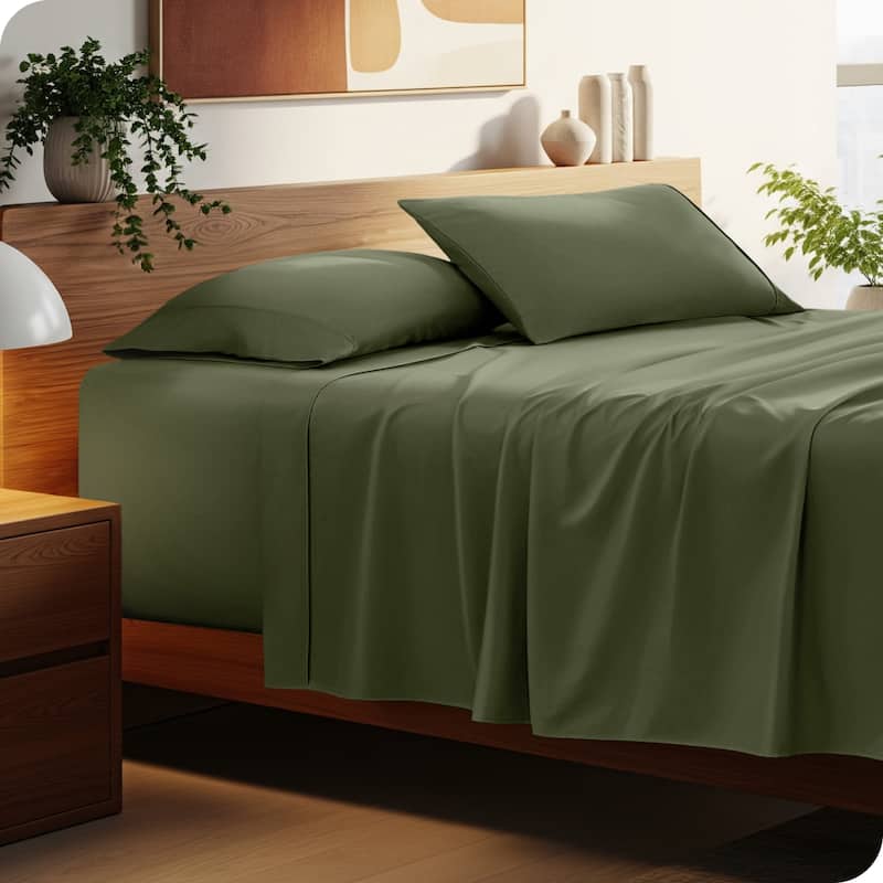 Bare Home 22 Inch Deep Pocket Microfiber Sheet Set - Queen - Cypress