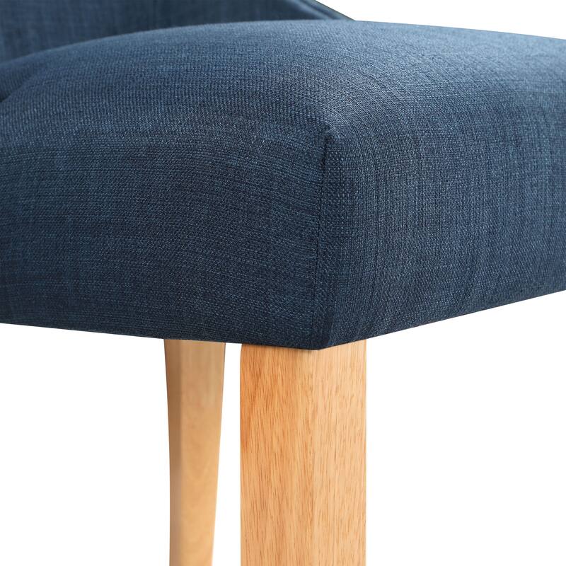 Gaji Contemporary Wood Tufted Wingback 2-Piece Side Chairs by Furniture of America
