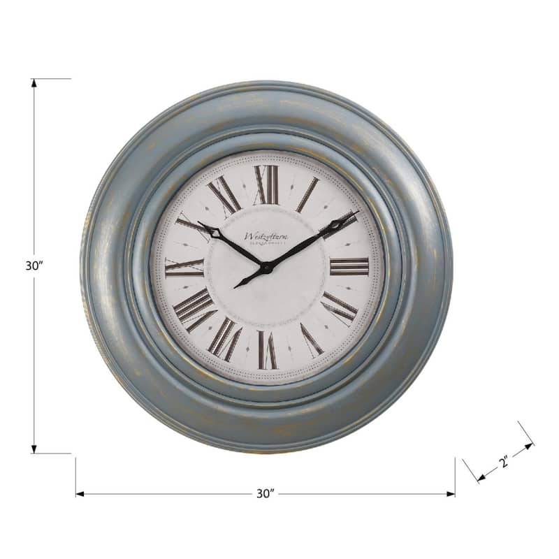 30" Round Wall Clock