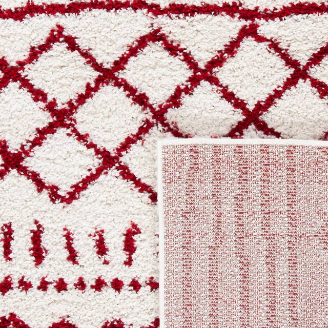 SAFAVIEH Arizona Shag Lotta Moroccan 1.2-inch Thick Rug