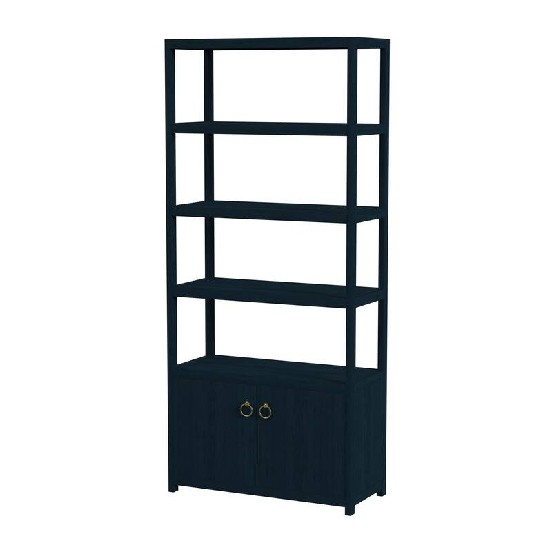 Lark 4-Tier Etagere Bookcase Cabinet