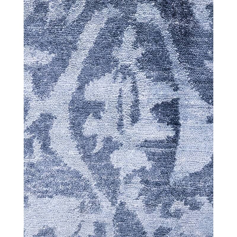 Modern One-of-a-Kind Hand-Knotted Area Rug - White, 8' 3" x 10' 6" - 8' 3" x 10' 6"
