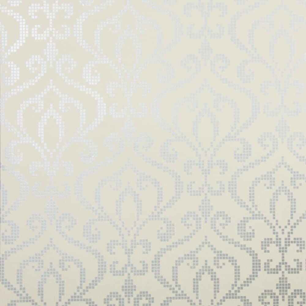 Shop Brewster 2542 20755 Venus Pewter Metallic Mini Damask