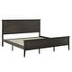 preview thumbnail 31 of 36, Solid Wood Platform Bed Frame with Headboard and Footboard