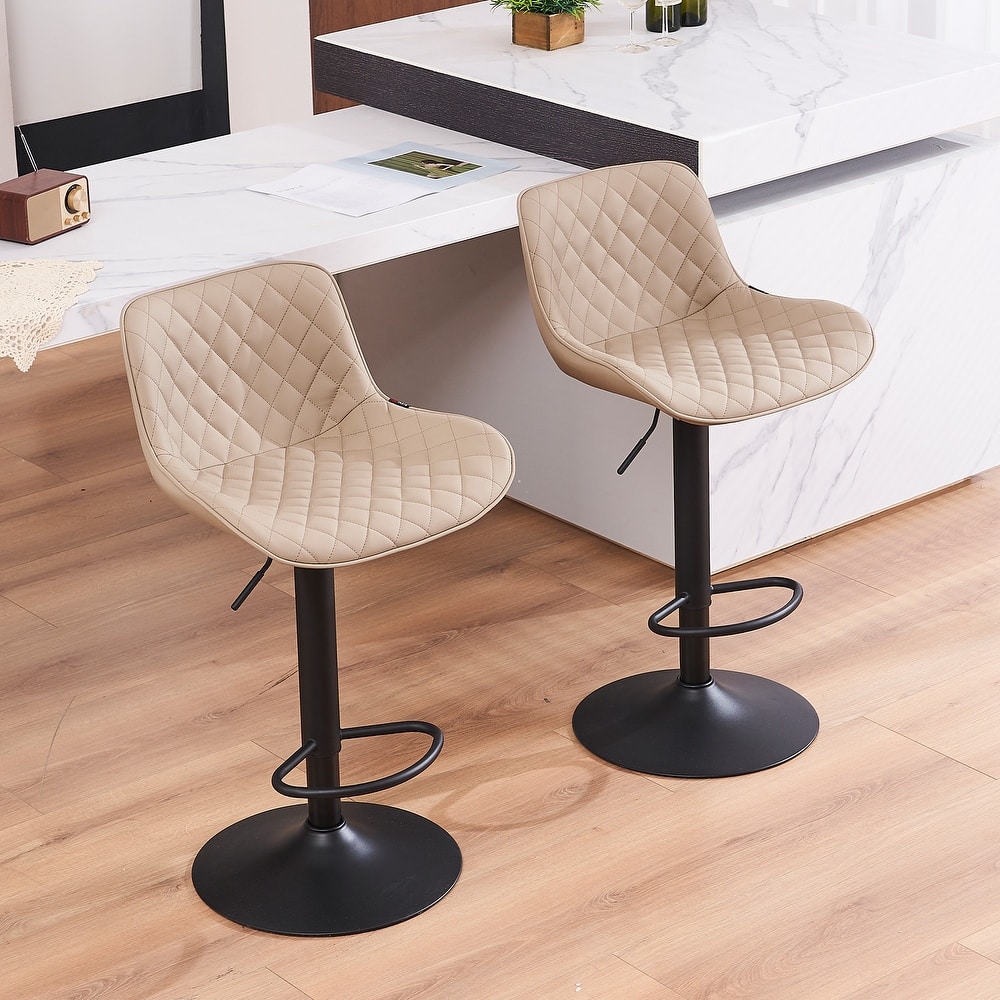 Counter Height Modern Barstools Set of 2 Kitchen Bar stools Side Counter Stools