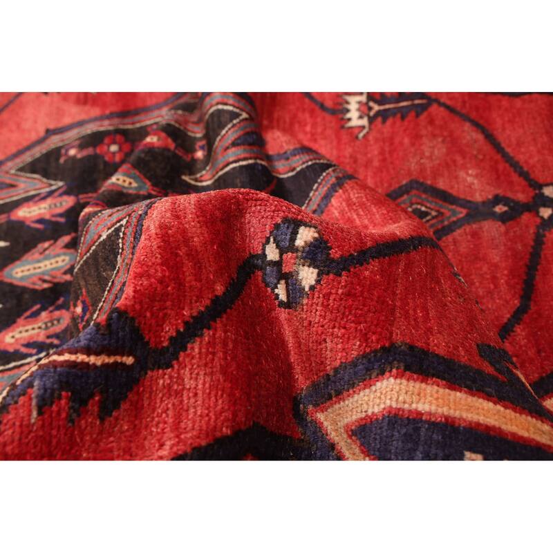 ECARPETGALLERY Hand-knotted Anatolian Vintage Red Wool Rug - 4'3 x 6'7