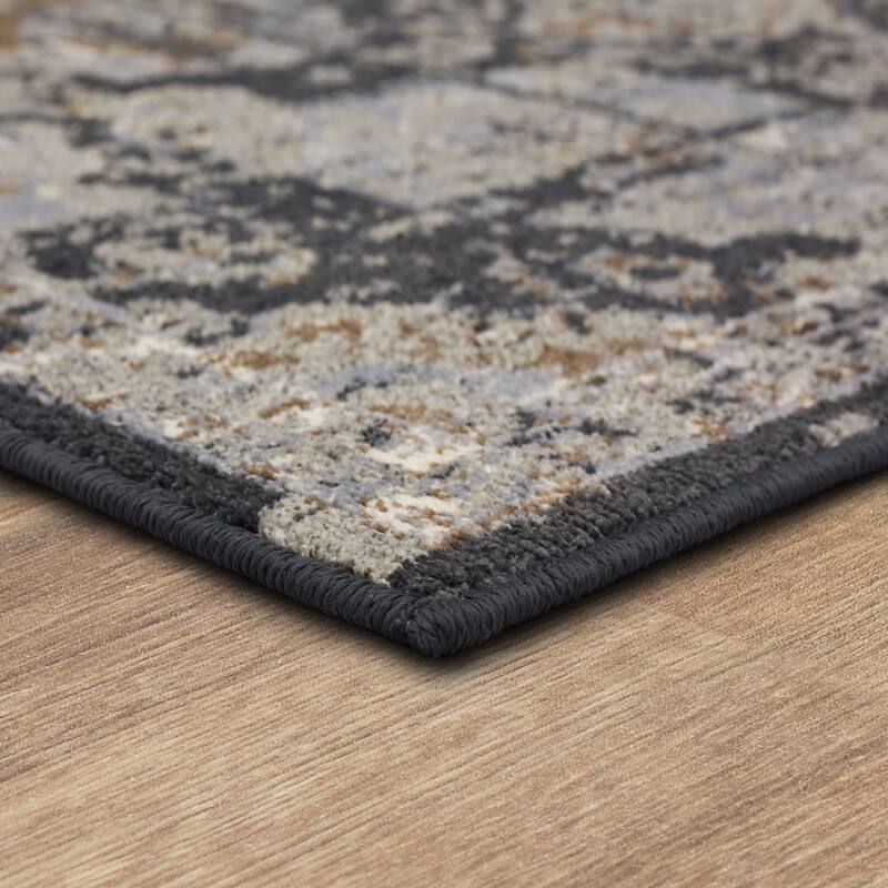 Mohawk Home Aurora Distressed Ornamental Area Rug