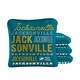 preview thumbnail 1 of 2, Jacksonville Football Green Dual Sided Cornhole Bags