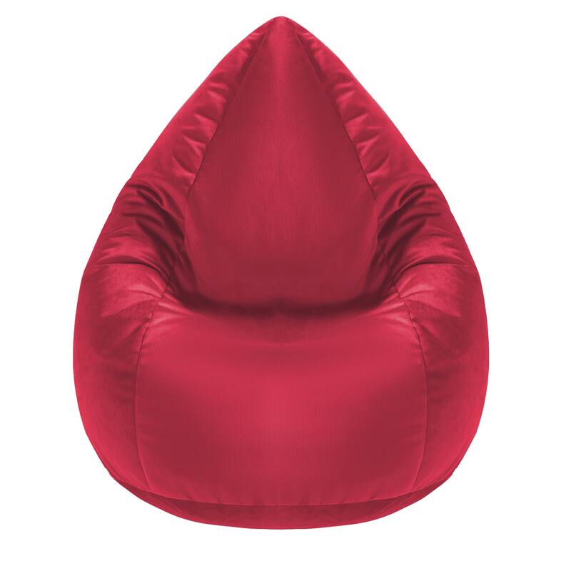 Gouchee Home Sambre Velvet Bean Bag Chair - Red