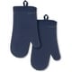 preview thumbnail 77 of 108, KitchenAid Ribbed Soft Silicone Oven Mitt 2-Pack Set, 7.5"x13" Ink Blue
