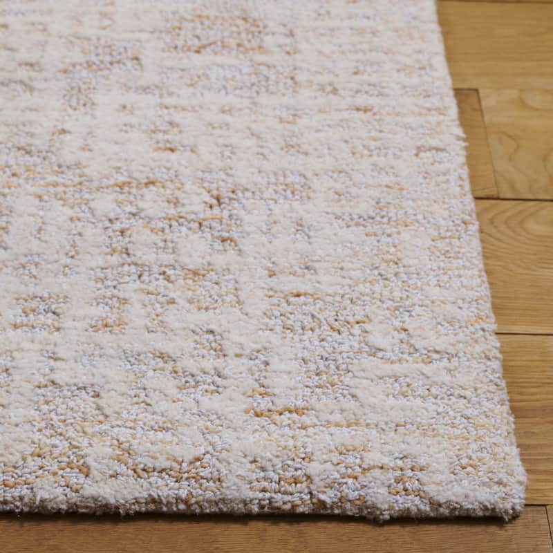 SAFAVIEH Handmade Ebony Marcijona Modern Contemporary Wool Rug