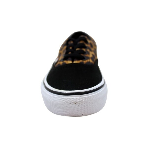 vans era leopard black