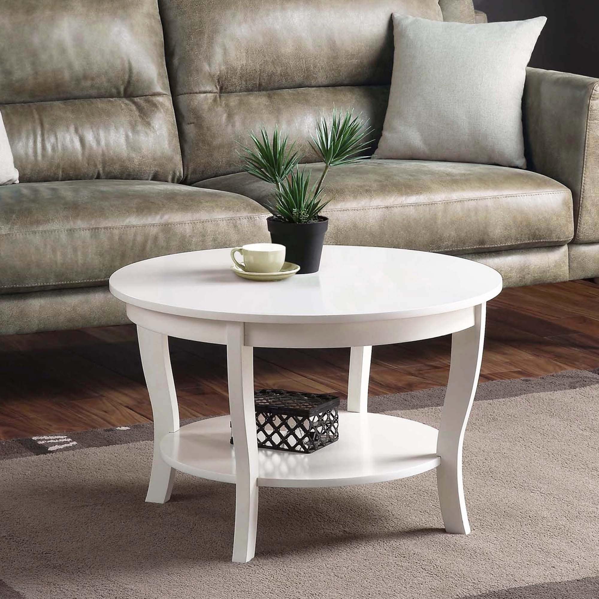 American heritage top round coffee table