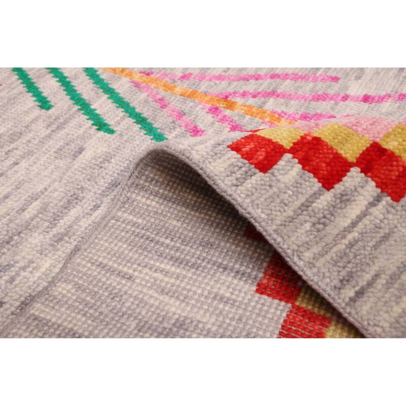 ECARPETGALLERY Hand-knotted Shalimar Grey Wool Rug - 7'11 x 10'0