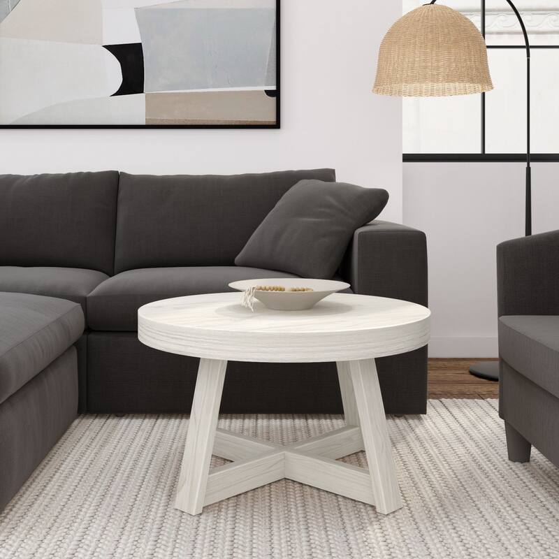 Plank and Beam Classic Round Coffee Table - 30"