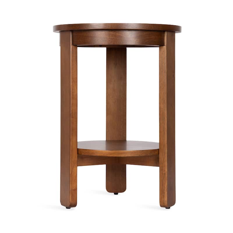 Kate and Laurel Foxford Round Wood Side Table