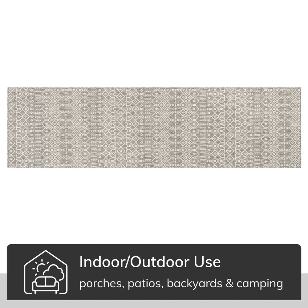 Well Woven Medusa Nord Nordic Lattice Indoor Outdoor Area Rug