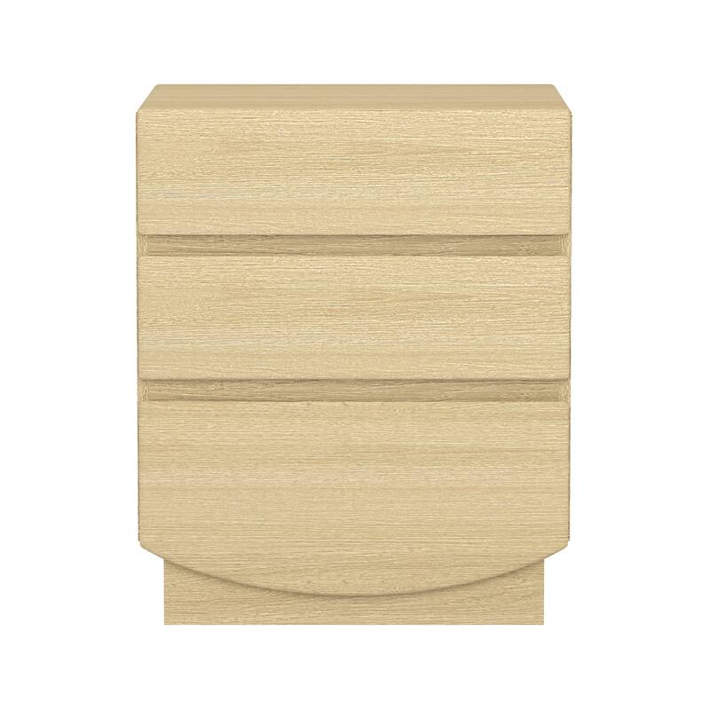 Ardea 20" Nightstand in Natural Oak (3-Drawer)