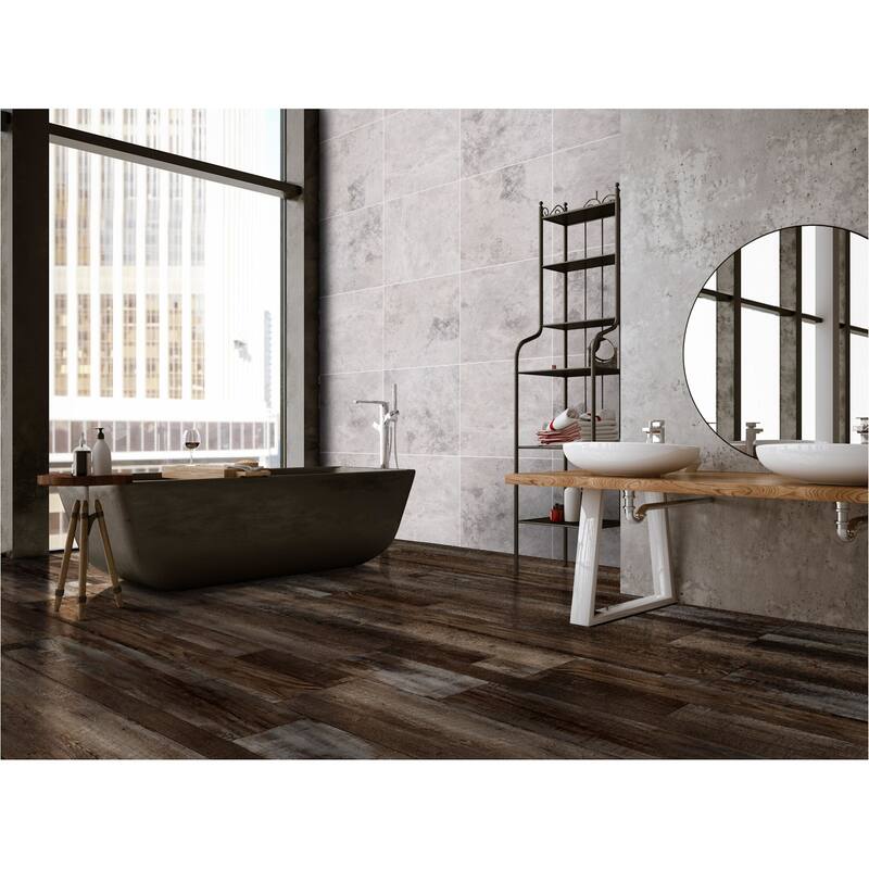 Ackland AKVRC7X48-5012-PL Parkland 7" x 48" Embossed Vinyl Flooring - Bozen