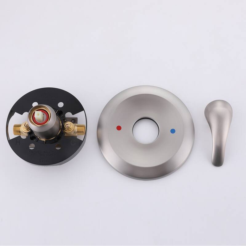 Pressure Balanced Rainfall Shower System with 5 Function Handheld Shower