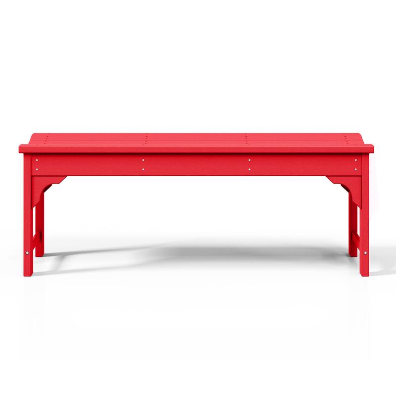 Polytrends Laguna Hdpe All Weather Outdoor Patio 48" Bench