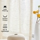 preview thumbnail 3 of 32, Deconovo Linen Sheer Curtains - Light Filtering Rod Pocket Drapes, 2 Panels