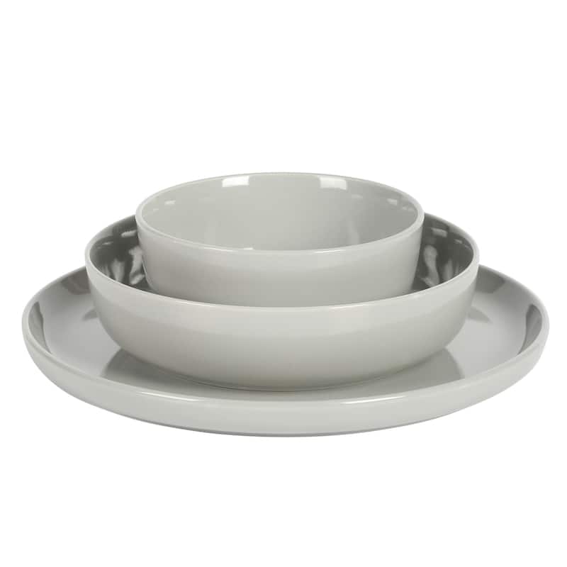 Gibson Home Oslo 12 Piece Porcelain Dinnerware Set