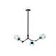 Belladepot Modern Full-angle Adjustable Chandelier with Smoked Glass Shades