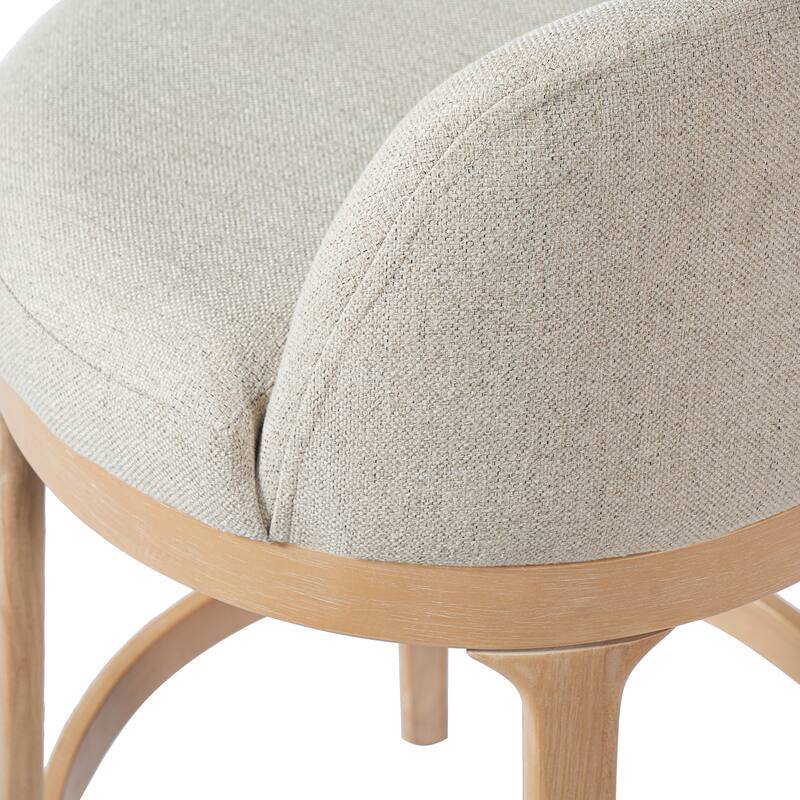 Christopher Knight Home - Chole Modern Wooden Upholstered Counter Stool
