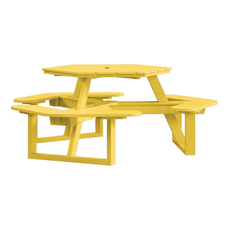 Shoreline Hexagon Picnic Table