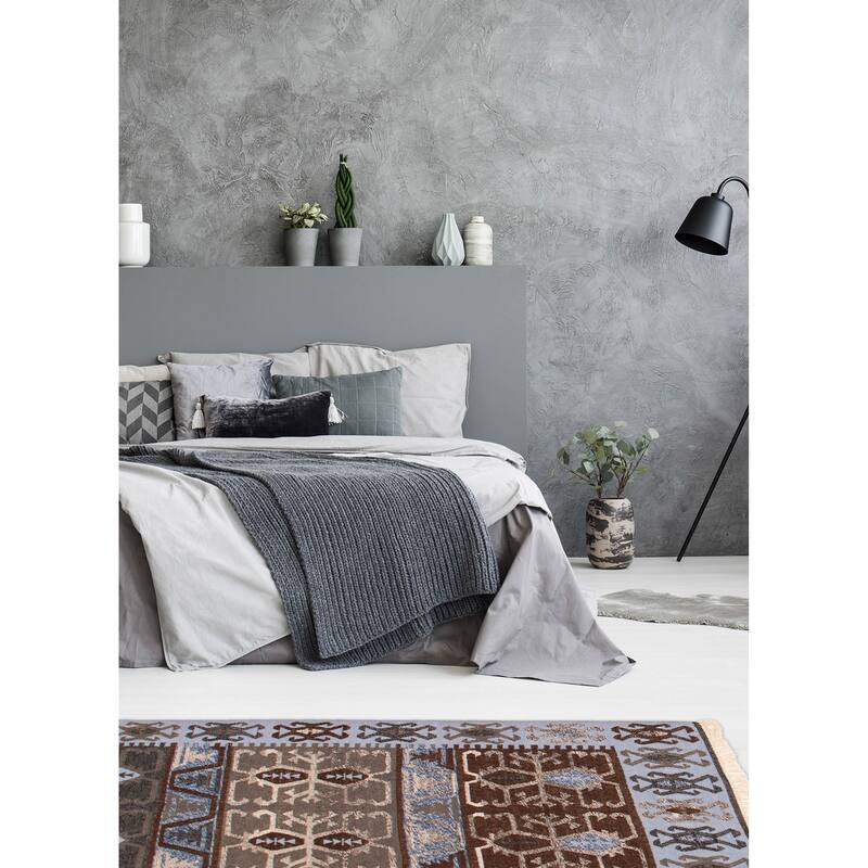 Ankara FW Blue Kilim 5'1" x 7'10" - 5'1 x 7'10