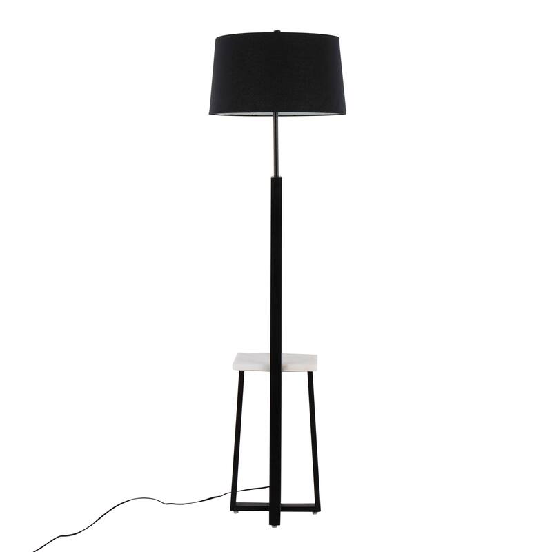 Silver Orchid Pugo Shelf Floor Lamp