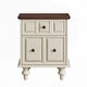 preview thumbnail 40 of 116, Wood NightStand with Metal Handle