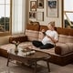preview thumbnail 3 of 6, WOWMAX Boho Floor Sofa Seating Set, Modular Futon Couch Cushions, Velvet Floor Chaise Lounger Sleeper Chair For Reading