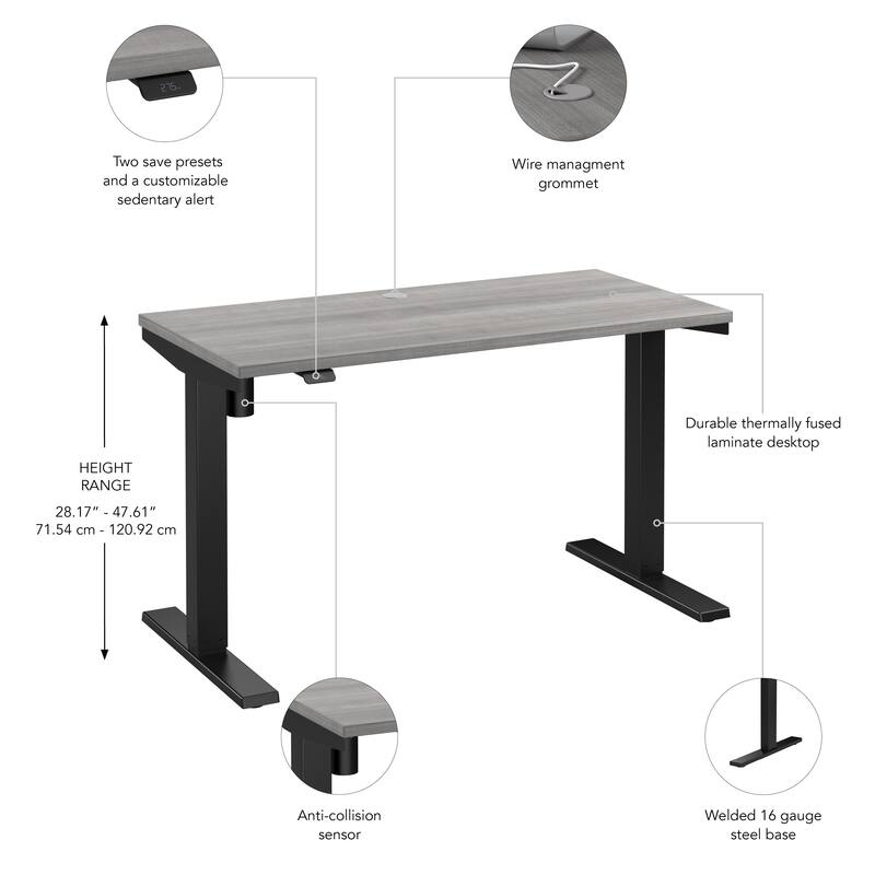 Bush Business Furniture Move 40 Series 48x24 Adjustable Standing Desk