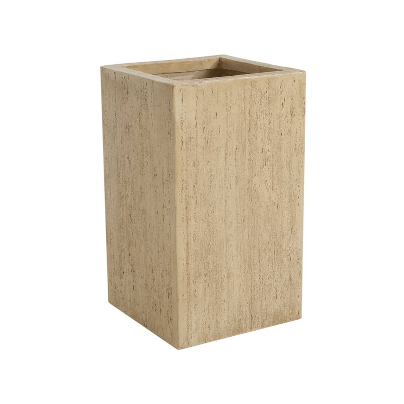 Handcrafted Outdoor Garden Planter Box with Drainage and Rubber Plug