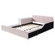 preview thumbnail 76 of 83, Baby Toddler Growing Bed Skin Friendly Upholstered Bed