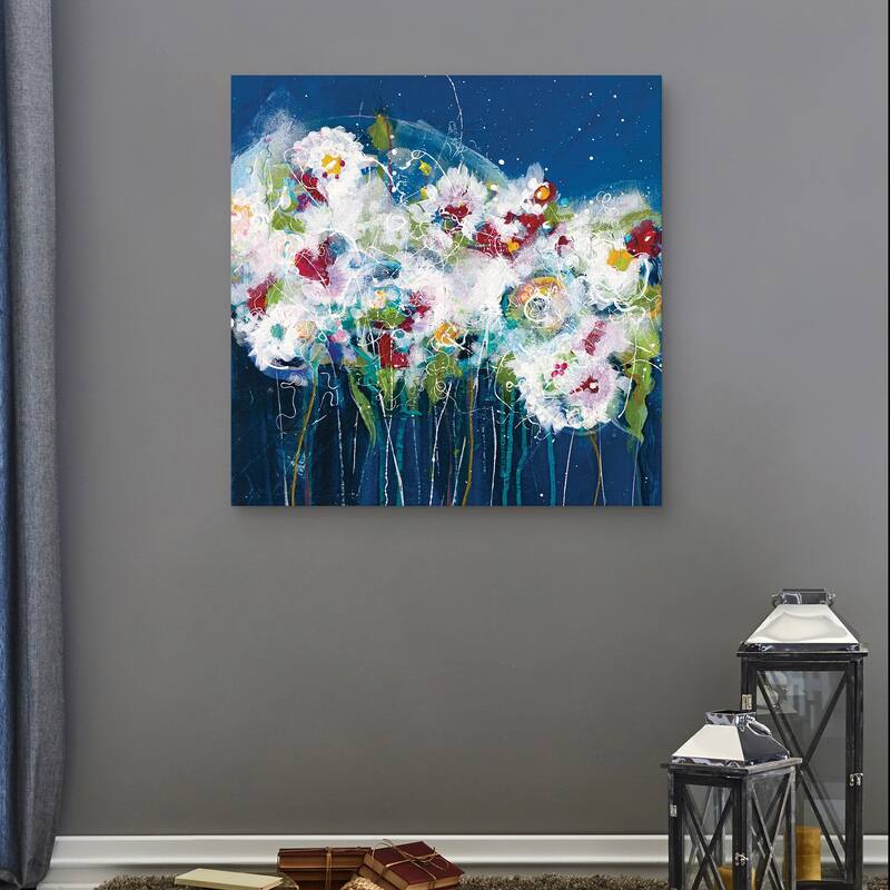 Garden Party I Crop by Jan Griggs Canvas Art Print