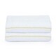 preview thumbnail 5 of 7, Ample Decor Superior Cotton Beach Towel Absorbent Cabana Striped - 30" x 68" Yellow/White