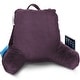 preview thumbnail 42 of 143, Nestl Memory Foam Reading Pillow with Backrest, Arms and Pockets Medium - Purple Eggplant