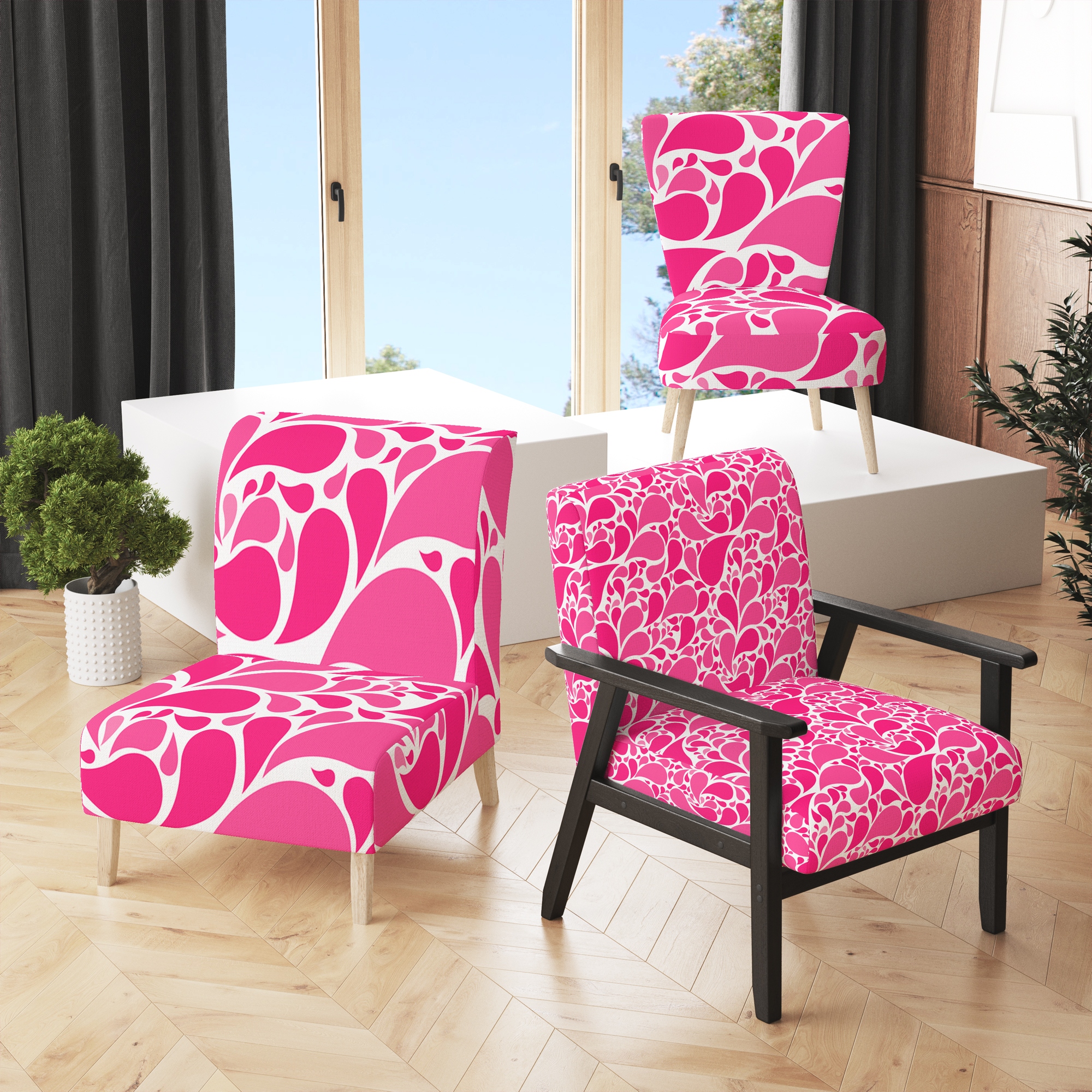 Paisley best sale accent chair
