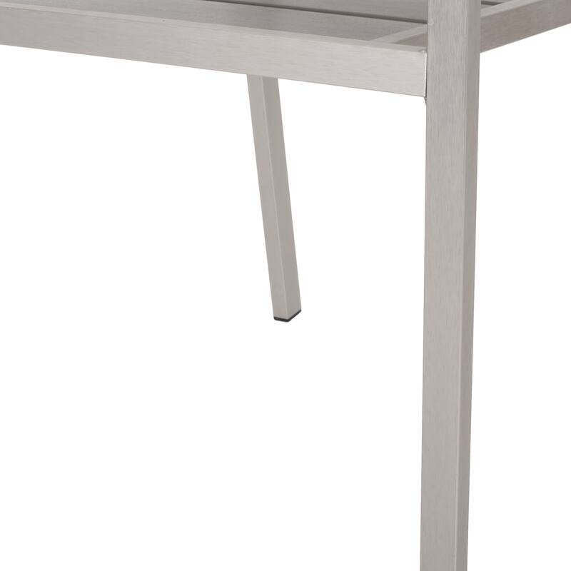 Cape Coral Outdoor Modern Aluminum Dining Chair (Set of 2) by Christopher Knight Home
