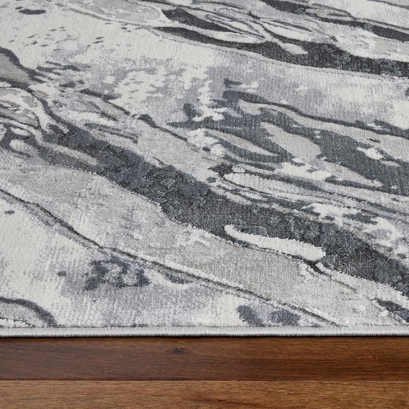 Everloom Laura Marble Chic Abstract Area Rug